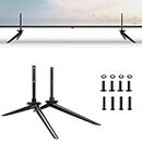Varghesyla Meatl TV Legs for Sony Bravia TV Stand, Only for Sony 55" 65" XBR-55X900E XBR-65X900E, Easy to Install and Enhance Stability, with Screws, Black