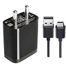 40W Ultra Fast Type-C Charger for Sam-Sung Galaxy S Light Luxury Charger Original Adapter Like Mobile Charger QC 3.0 Quick Charger with 1 Meter Type C USB Data Cable (40W,KP-8,BLK)