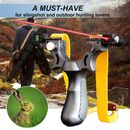 Professional Hunting Slingshot Catapult with Laser Rubber Bands Aim Point Target