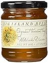 Organic Wilelaiki (Hawaiian Christmas Berry) Raw Honey, Single Floral Variety by Big Island Bees (9 oz Glass Jar)