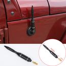 Black Bullet Antenna Mast AM/FM Trim For Jeep Wrangler JK JL 2007-23 Accessories