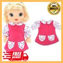 NEW Clothes Suit For 12 Inch Baby Born Alive Doll Toy Crawling Acces Cute Outfit
