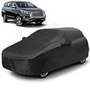 AUTOGUYS GL-I 100% (Tested) Waterproof Car Cover for Toyota Innova Crysta [Year 2016 Onwards] - Dust & UV Proof Cover with Waterproof Taping (Black)