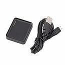 wowobjects Smart Watch Charger Adapter Dock With Micro Usb Cable For Lg G W100 Smartwatch, Black