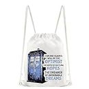 CMNIM Doctor Movie TV Show Who Tard-s Tote Bag Doctor Movie Lover Gift Police Box Theme Shoulder Bag for Fans, Tardis Db, Medium