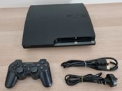 Playstation PS3 Console Slim 1TB 2002A CFW 4.90 Evilnat DS3 Controller + Cables