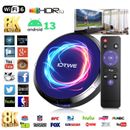 64/128 GB Android 13.0 Smart TV BOX Cuatro Núcleos WIFI Red Reproductor Media BT5.0 8K