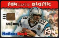 $20,50,50,100. 1996 FanCash: Carolina Panthers Puzzle Set of 4 Bank Card