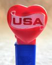 USA Presidential Inauguration Heart PEZ Dispenser RETIRED! NO FEET!