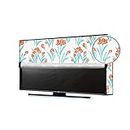 JM Homefurnishings Waterproof, Weatherproof and Dust-Proof LED Smart TV Cover for Samsung (50 inch) Ultra HD 4K, Series 7 50RU7470 Protect Your LCD-LED-TV Now Floral Print