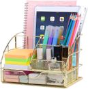 POPRUN Desk Organizers and Accessories for Women with Drawer, Cute Desk Supplies