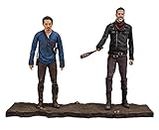 McFarlane - Walking Dead TV Negan/Glenn Pack de 2 Figurines, 787926145182, 13 cm