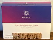 Optavia Creamy Double Peanut Butter Crisp Bar Box 7 Bars Best By 09/18/2024 New