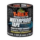 T-Rex Ferociously Strong Waterproof Tape, Black, 285987 4 Inch Wide