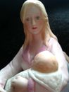 Vintage Brahms Lullaby ~Gallery Of Art ~ Mother & Baby Music Box 