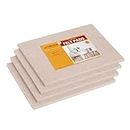 Furniture Pads for Hardwood Floors – Self-Adhesive Furniture Felt Sliders Pack of 4 – Cut To Size Non Slip Pad Sheets for Tile, Laminate Floor – Non Scratch Floor Protectors – 150mm x 110mm - BEIGE