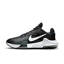 Nike Air Max Impact 4 Unisex Basketball Shoes, Black/White-anthracite-racer Blue, 12