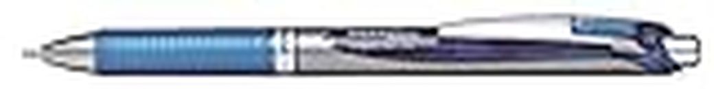 PENTEL OF AMERICA Energel Rtx Retractable Gel Pen, Bold 1Mm, Blue Ink, Blue/Gray Barrel