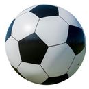 2 INFLATABLE WHITE SOCCER BALL 10 in sports ball inflate blowup toy  BULK LOT