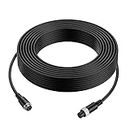 32FT 10M EKYLIN Car Video 4-Pin Aviation Extension Cable for CCTV Rearview Camera Truck Trailer Camper Bus Motorhome Vehicle Backup Monitor System Waterproof Shockproof