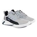 Aircum PVC Sports Shoes Running Shoe Sneakers Casual Shoes for Men - Grey, Size : 10