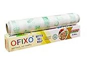 OFIXO Food WRAP Multipurpose Food Wrapping Paper | 20 Meter | Perfect Premium Food Wrapping Paper for Cooking, Baking, Packing and Serving Foods (Pack of 1)