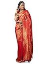 Sarees for Women Banarasi Kanjivaram Silk Woven Sari | Indian Diwali Wedding Gift Saree & Unstitched Blouse