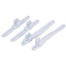 New Lon0167 Crib Fence Featured Lifter Lifting Rail reliable efficacy Connection Set White w Screws(id:458 a9 7e c55)