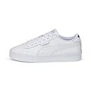 PUMA Women's Jada Renew Sneaker, White/White/Silver, US 8