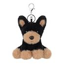 Apricot Lamb Doberman Puppy Dog Cute Keychain, Soft Stuffed Plush Keychain Toys for Kids’ Backpack, Purse, 4.7 Inches