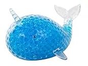 Antistress-Squishy - Gel-Squeeze - Delphin - Bälle - Anti- Stress Spielzeug - Stärkt die sensorischen und motorischen Fähigkeiten der Hand - Farbe: Blau