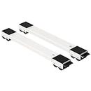 2Pcs Extendable Appliance Dolly Rollers movers, Universal Dolly Roller for Furniture Washing Machine Tumble Dryers Dishwasher Cookers Hobs Fridge Refrigerator Telescopic Roller Moves Easily Upto 300KG