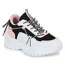 layasa Comfotable Lightweight Casual Sneaker for Women/Girls (Pink, Numeric_8)