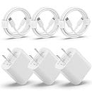 USB C Charger iPhone Charger Fast Charging【MFi Certified】3Pack 20W Type C Wall Charger Block with 6FT Long USB C to Lightning Cable Compatible for iPhone 14Pro/13 Pro/12/12 Pro Max/11/XS Max/XS/XR/X/8