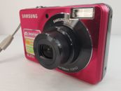 Rare Samsung PL 51 digital 3x zoom camera - 10.2Mp  Red, 32gb & charger