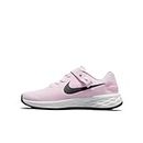 Nike Revolution 6 Flyease Running Shoe, Pink Foam/Black, 35 EU