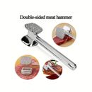 9" Double Side Meat Tenderizer Steak Mallet Food Hammer Beef Pork Kitchen Tool