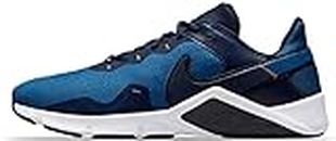 Nike Mens Legend Essential 2 DK Marina Blue/Midnight Navy-Obsidian Running Shoe - 7.5 UK (CQ9356-402)