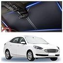 240T Thickened Automotive Glass Sunshade and Comes with Storage Bag,Keep Car Interior Cool,Universal Windshield Sun Shade Fit for Cars,Trucks,SUVs (M(55.12 * 27.6 inch))