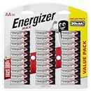 Energizer AA Batteries, MAX Alkaline, 30 Pack