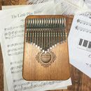 Piano de pulgar instrumentos musicales de 17 teclas de madera de caoba regalo 