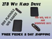 2TB Wii Games Hard Drive With SD Card For Wii, Wii U, and Windows 10/11