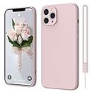 iPhone 11 Pro Max Case, ElestBela Phone Case iPhone 11 Pro Max Ultra Thin Slim with Microfibre, Scratch-Resistant All-Round Protection Case for iPhone 11 Pro Max 6.5 Inch Pink