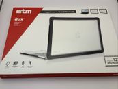 Funda resistente STM Dux para MacBook 12 pulgadas - negra nueva