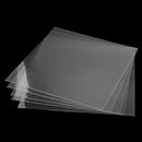 SENJEOK 50 PCS 4 Mil 12 x 12 Inch Blank Mylar Stencil Sheets, Plastic Template Sheets, Clear Stencil Material for Crafts Vinyl Cutting