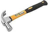 Claw Hammer 16Oz -25mm Fiberglass Handle Heat Treated Carbon Steel Polished Patented Soft Grip Handle