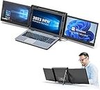 SMISEACOW Tragbarer Monitor für Laptop, 12 Zoll FHD 1080P IPS Portable Monitor Display, Laptop Bildschirm Erweiterung für 13.3"-16.5" Laptop/Handy/PC/Xbox/PS/Switch/MacBook (12-Zoll)