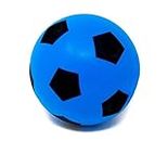 E-deals Ballon de football en mousse souple pour intérieur/extérieur Taille 4 Différentes couleurs au choix, bleu