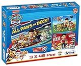 Frank Paw Patrol Puzzles - 48 Pieces 3 in 1 Jigsaw Puzzles for Kids for Age 5 Years Old and Above