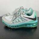 Zapatos para correr para mujer Nike Air Max 2015 blancos azules 698903-007 talla 7,5